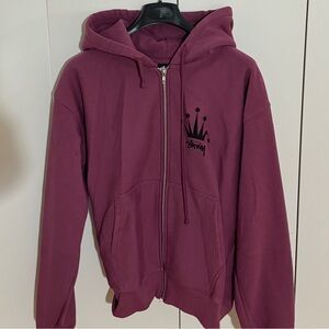 Stussy regal crown full zip hoodie